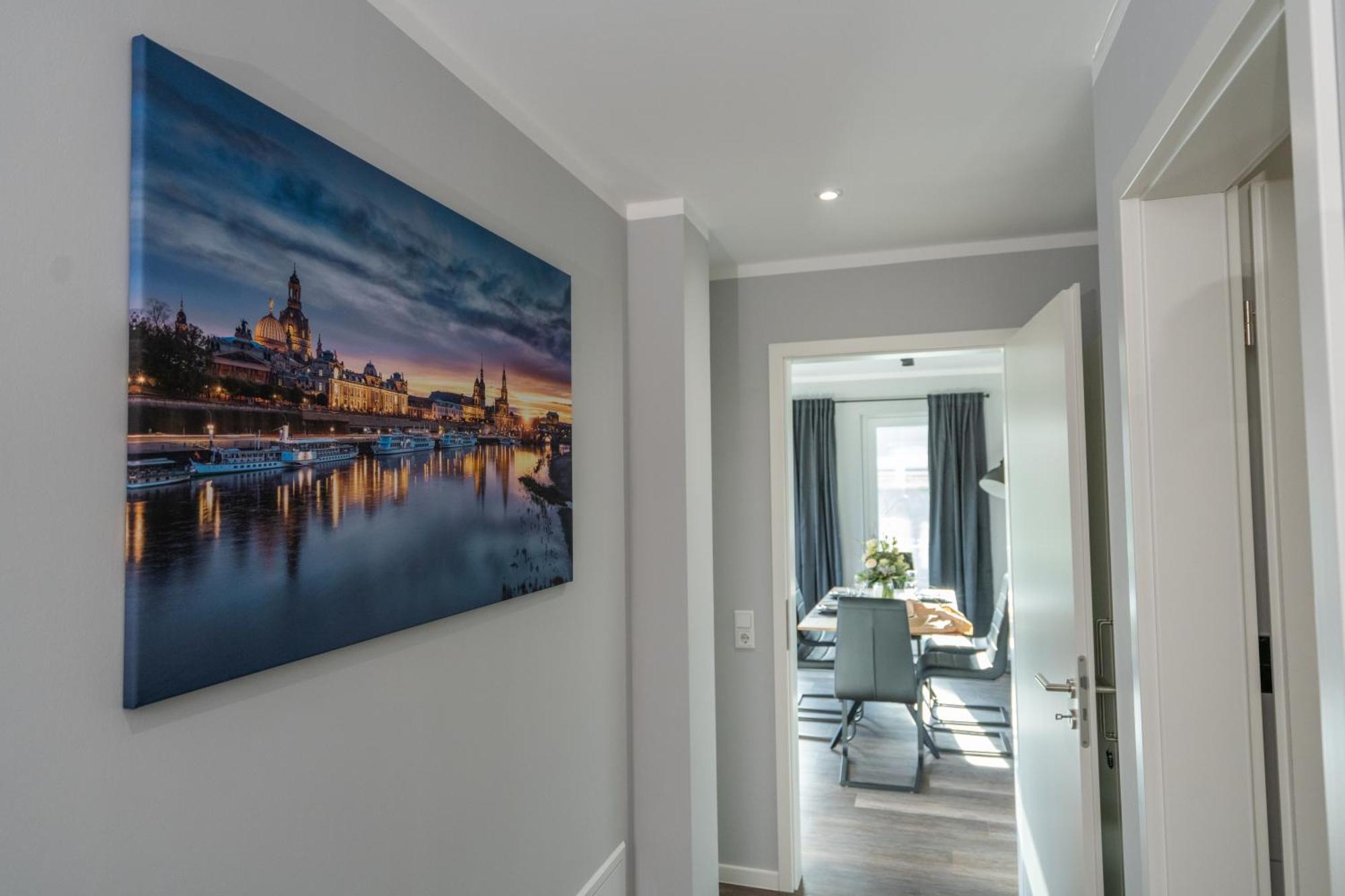 Cozy City Dream Apartment Mit Terrasse Und Parkplatz - 90M² Dresden Luaran gambar